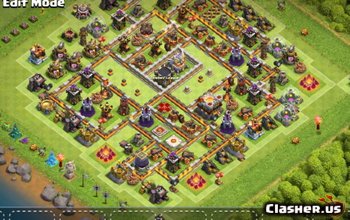 Top TH11-basisindelingen voor Clash of Clans - War & Trophy #4000