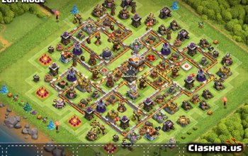 Clash of Clans TH11-basisindelingen: Oorlogs- en trofeekaarten #4001