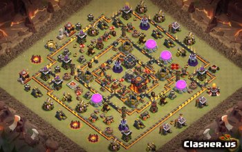 Clash of Clans TH10-basisindelingen: oorlog, landbouw en meer #4002