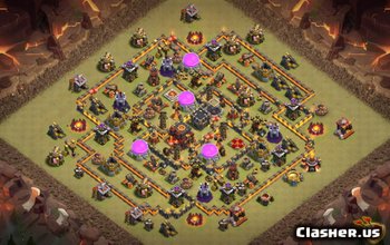 TH10 Clash of Clans-basisindelingen: trofee, oorlog en landbouw #4003