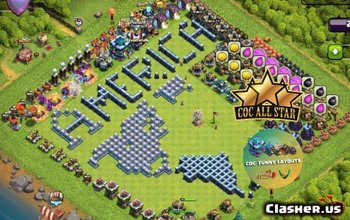 TH13 Clash of Clans Baslayouter och kartor - Fun & Progress #4026