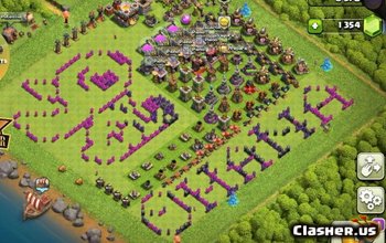 TH11 Clash of Clans Baslayouter och kartor - Fun & Progress #4044