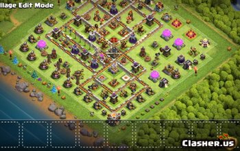 Beste Clash of Clans Town Hall 11-basisindelingen en kaarten #4330