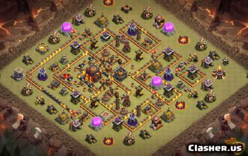 Clash of Clans Town Hall 10 Basisindelingen en kaarten #4332