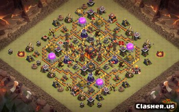 Clash of Clans Town Hall 10 Basisindelingen en kaarten #4333