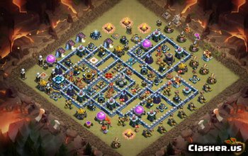 Clash of Clans Town Hall 11 Basisindelingen en kaarten #4342