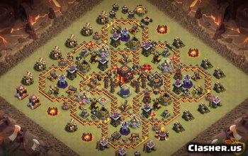 Primăria Clash of Clans 10 Aspecte de bază și hărți #4356