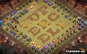 Clash of Clans Town Hall 12 Baslayouter och kartor #4423