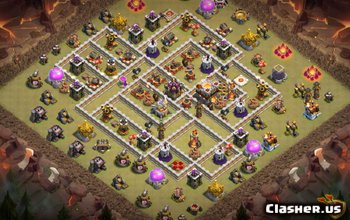 Ultimate Town Hall 11 Base Layouts for Clash of Clans #4457