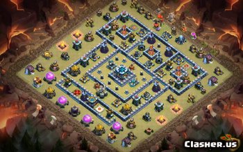 Beste stadhuis 13 basisindelingen voor Clash of Clans #4542