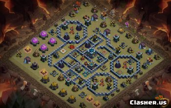 Clash of Clans Town Hall 13 Basisindelingen en kaarten #4544