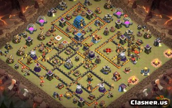 Базовые макеты Clash of Clans TH12: война, трофеи и карты № 4589