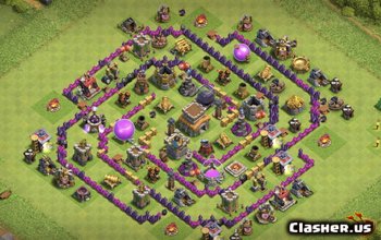 Primăria Clash of Clans 8 Aspecte de bază și hărți #4640