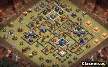 Планы и карты базы Clash of Clans Town Hall 12 № 4707