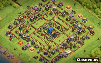 Clash of Clans: Town Hall 12 basisindelingen en kaarten #4719