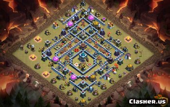 Clash of Clans Town Hall 13 Basisindelingen en kaarten #4721