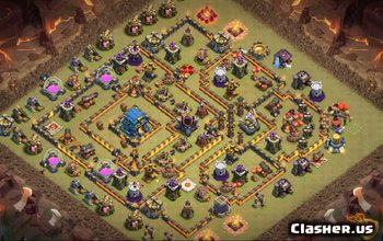 Clash of Clans Town Hall 12 Basisindelingen en kaarten #4722