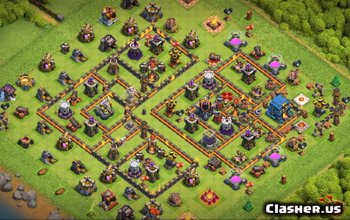 Clash of Clans Town Hall 12 Basisindelingen en kaarten #4724