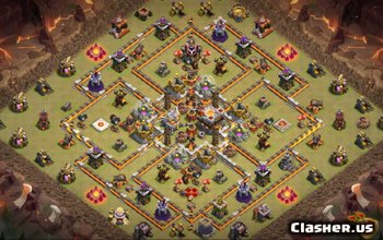 Clash of Clans Town Hall 11 Basisindelingen en kaarten #4727