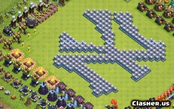 TH13 Clash of Clans Base Layouts: Fun & Progress Maps #4731