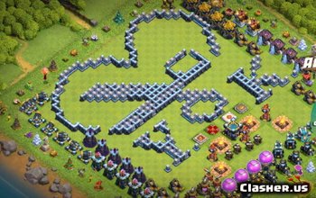 TH13 Clash of Clans Base Layouts: Fun & Progress Maps #4733