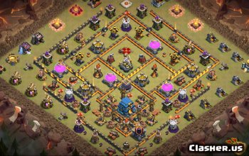 Базовые макеты и карты Clash of Clans TH11 | Скопируйте сейчас! #4748