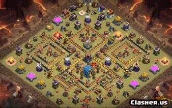 Базовые макеты Clash of Clans TH12: война, трофеи и многое другое # 4765