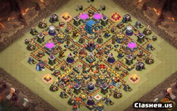 Планы баз CoC Town Hall 12 и карты фермерства № 4799