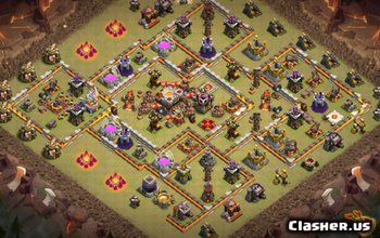 Top Clash of Clans Layouts: TH11 Home, War & Trophy Bases #4831