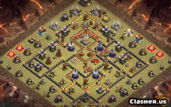CoC Town Hall 11 Base Layouts & Maps for War & Home #4887