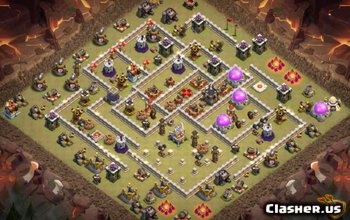 CoC Town Hall 11 Layouts & Maps: War, Trophy & Home Base #4892