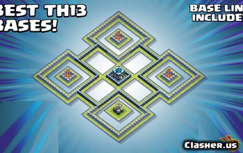 CoC Town Hall 13 Base Layouts: War, Trophy & Home Maps #4953