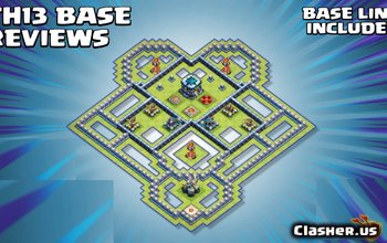 CoC Town Hall 13 Base Layouts: Home, War & Trophy Maps #4954