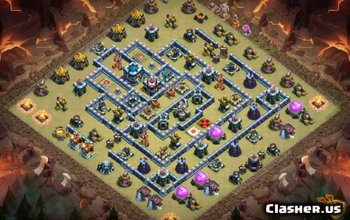 TH13 CoC Base Layouts: War, Trophy & Home Village Maps #4984