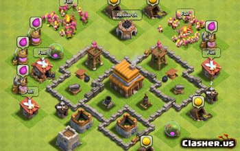 CoC Town Hall 4 Base Layouts: Home, War & Trophy Maps #4988