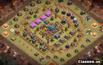 CoC Town Hall 12 Base Layouts: Farming, War & Trophy Maps #5030