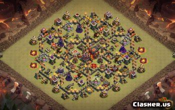 CoC Town Hall 10 Base Layouts: Farming, War, Trophy Maps #5061