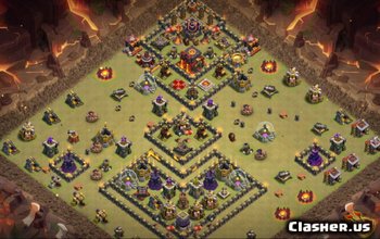 CoC Town Hall 10 Base Layouts: Home, War & Trophy Maps #5065
