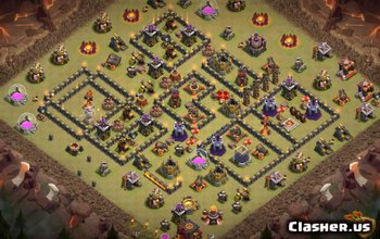 CoC Town Hall 10 Base Layouts: War, Trophy & Home Maps #5072