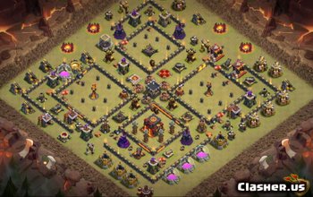 CoC Town Hall 10 Base Layouts: Home, War & Trophy Maps #5081