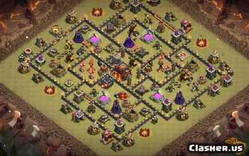 CoC Town Hall 10 Base Layouts: War, Farming & Trophy Maps #5088