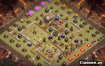 CoC Town Hall 11 Base Layouts: Maps for War & Trophy #5098