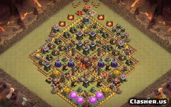 CoC Town Hall 10 Base Layouts: Home, War & Trophy Maps #5145