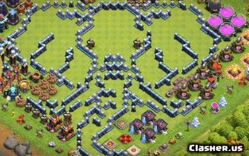 TH13 roliga trollbaslayouter för Clash of Clans #5188