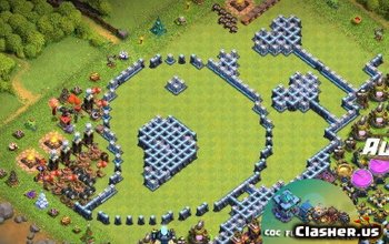 TH13 Fun Troll Progress Base Layouts - CoC Town Hall 13 #5190