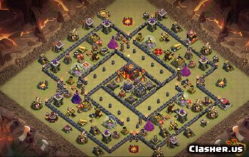 Town Hall 10 CoC Base Layouts: Home, War & Trophy Maps #5214