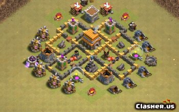 CoC Town Hall 5 Base Layouts: Home, War & Trophy Maps #5224