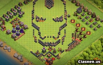 TH10 Funny Troll Base Layouts | CoC Town Hall 10 kartor #5272