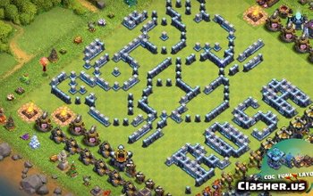 TH13 Fun Troll Base Layouts & Maps for Clash of Clans #5274