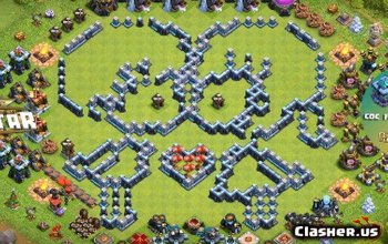 TH13 Fun & Progress Base Layouts for CoC - Mallar och tips #5278